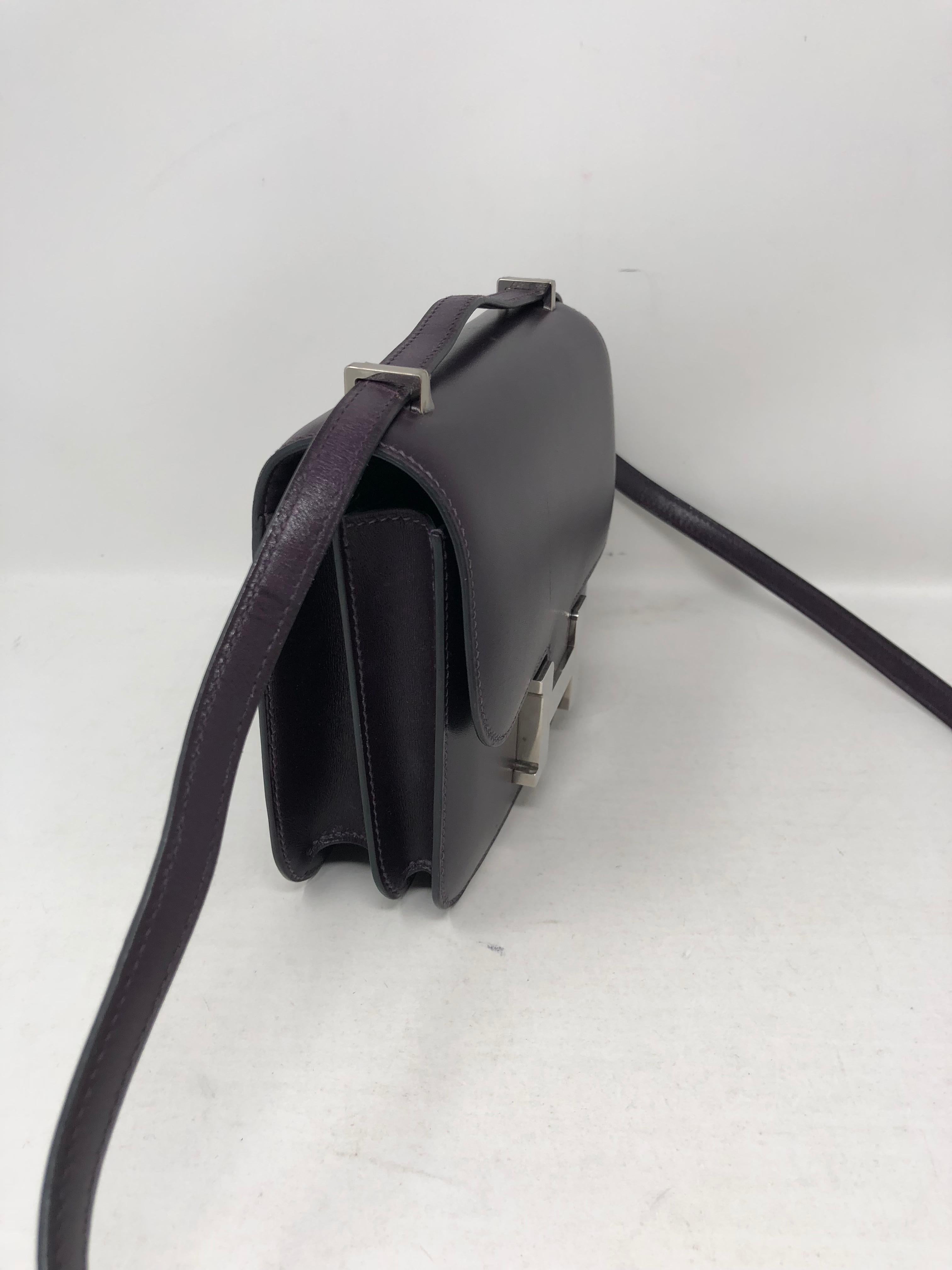 Hermes Mini Constance 18 Purple Bag 1
