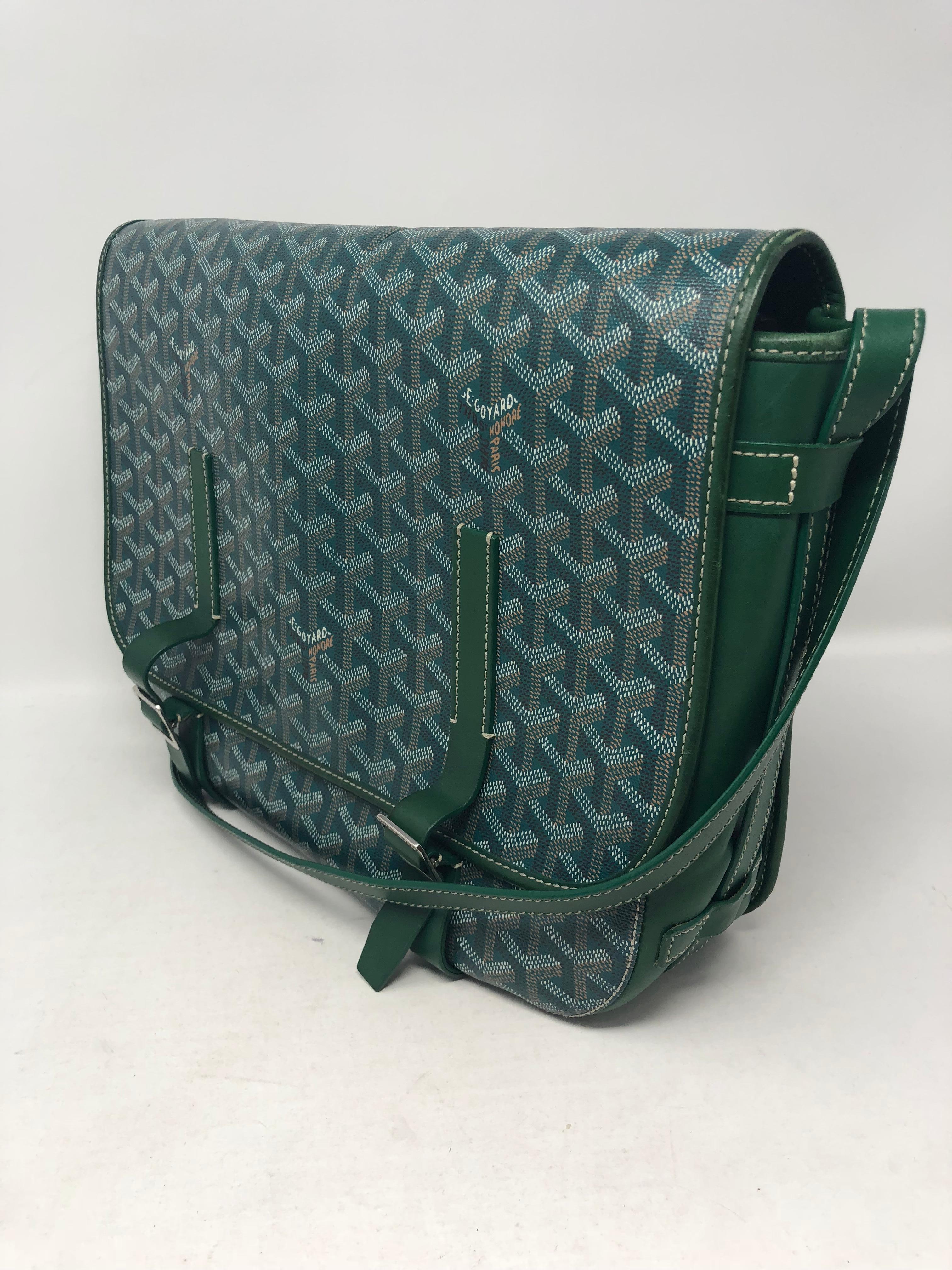 Goyard Green Crossbody Bag 1