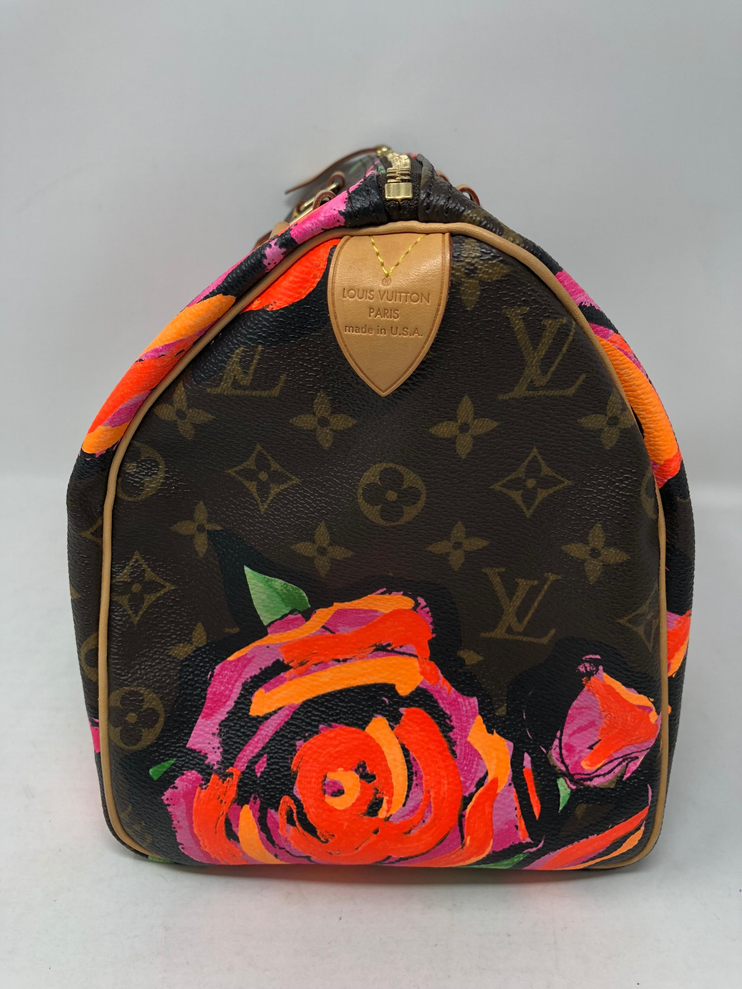 Louis Vuitton Stephen Sprouse Roses Speedy 30 In Good Condition In Athens, GA