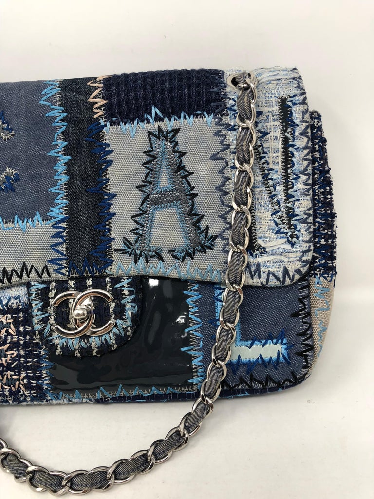 Chanel Denim Patchwork Bag at 1stDibs
