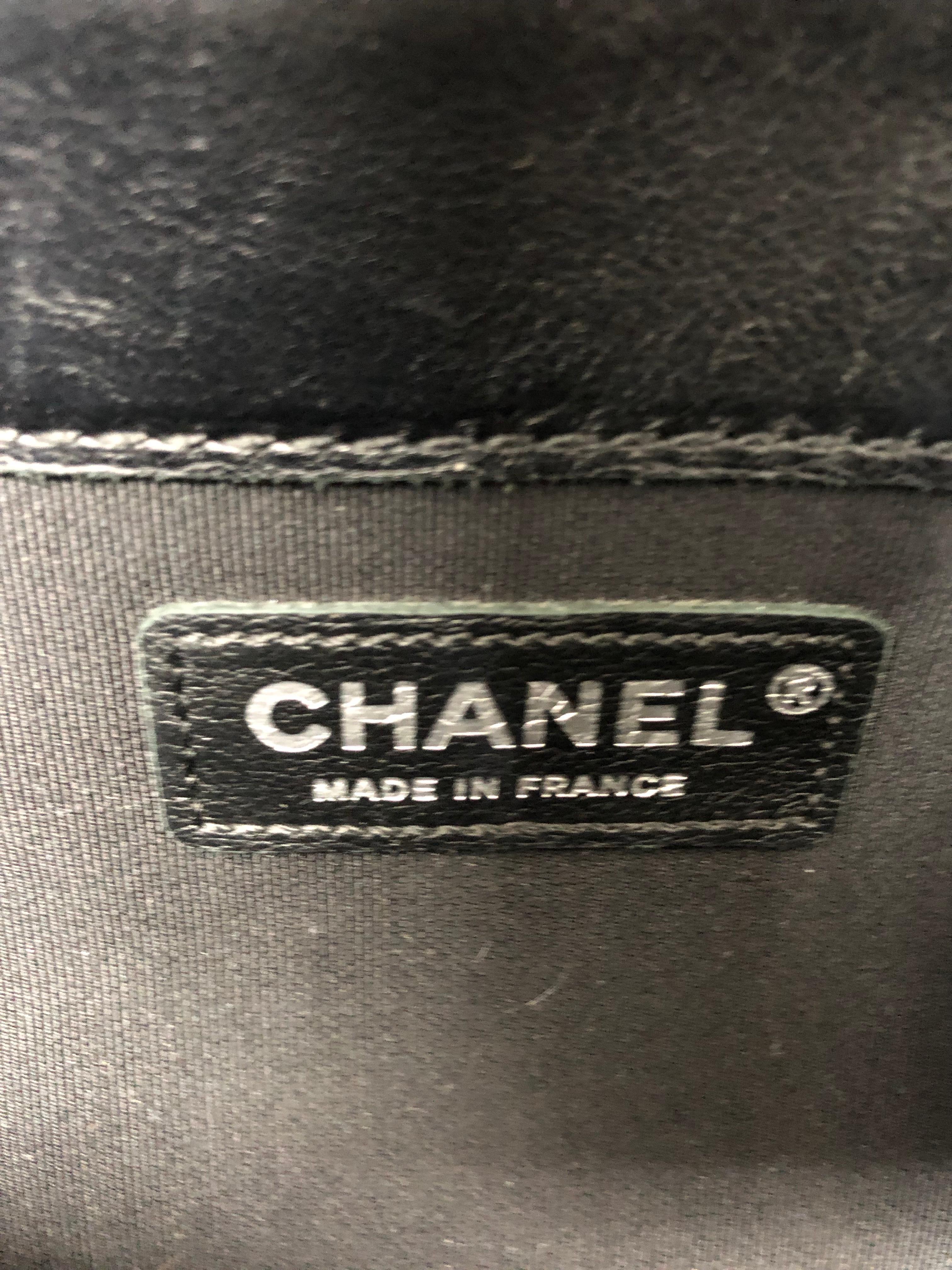 Chanel Black Chains Around Boy Bag 3