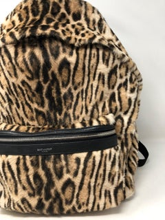 YSL Leopard Backpack