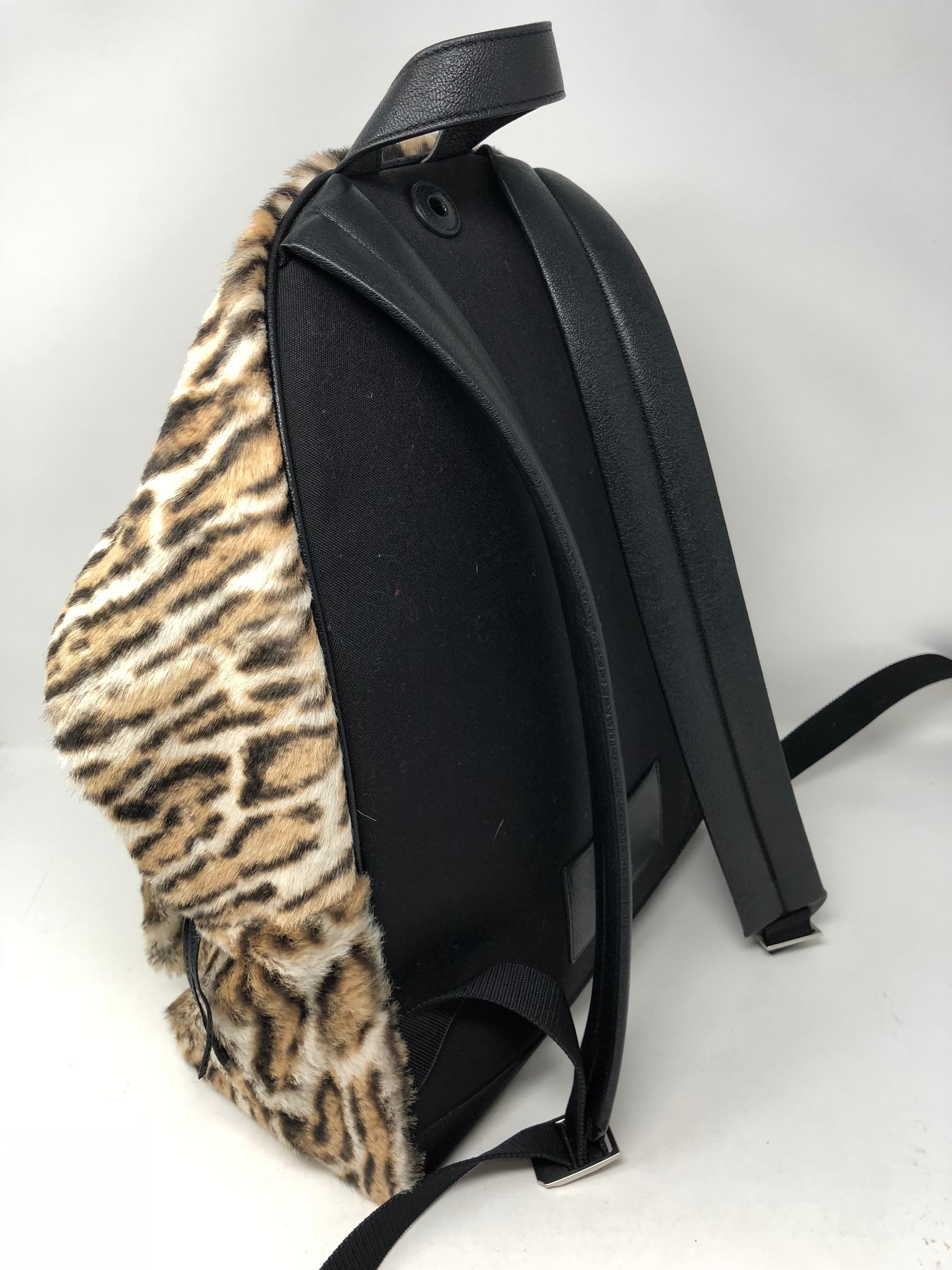 YSL Leopard Backpack  6