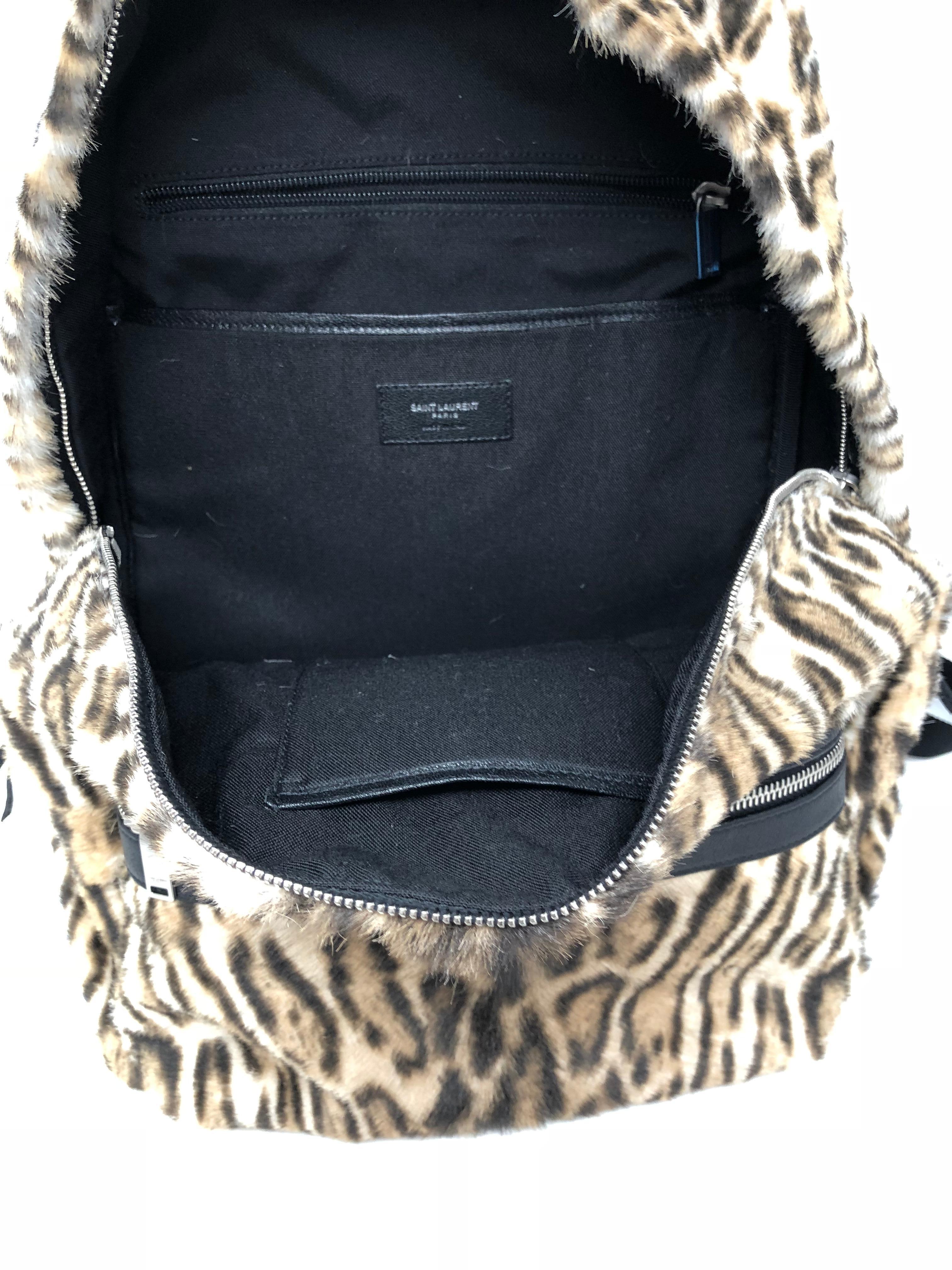 YSL Leopard Backpack  4