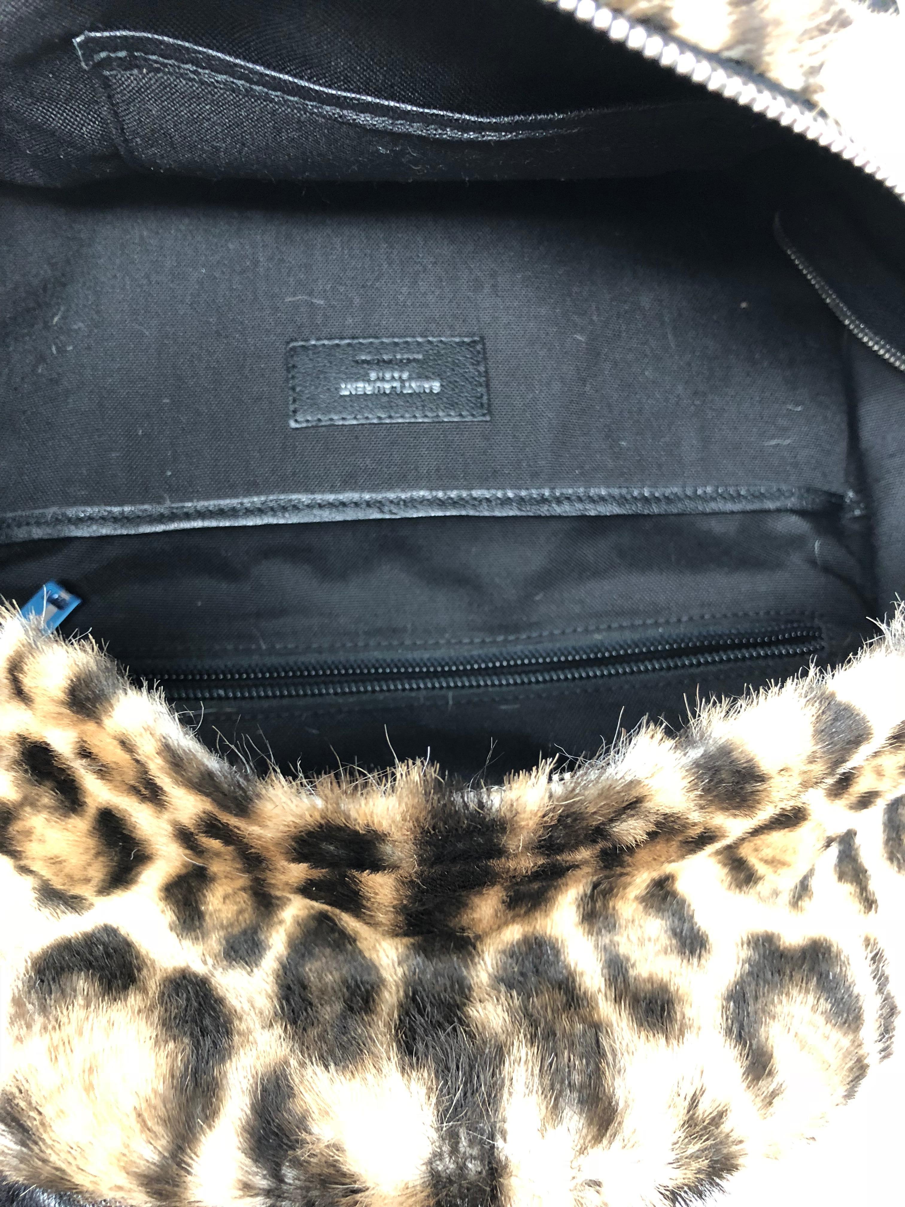 YSL Leopard Backpack  2
