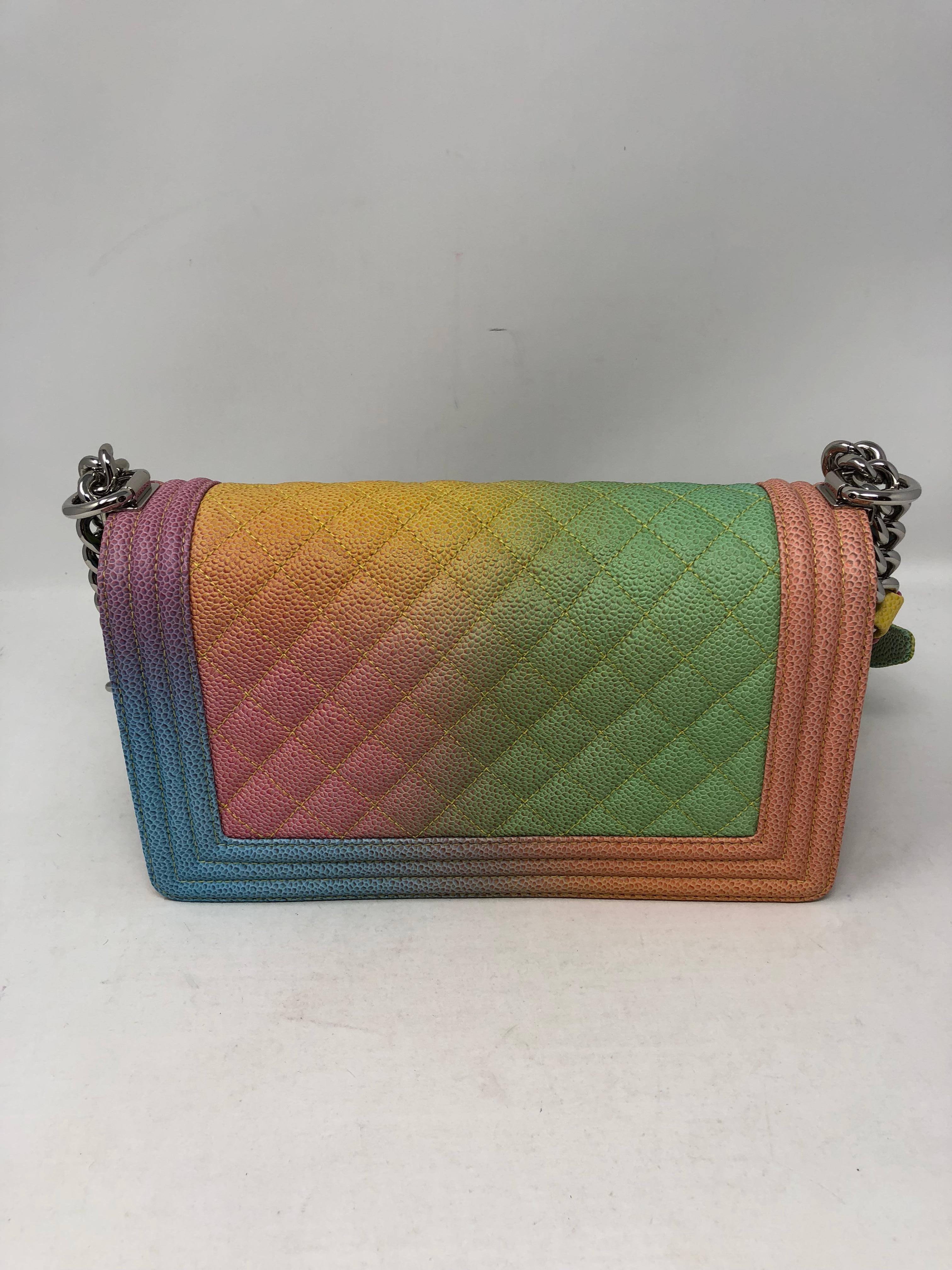 chanel rainbow bag