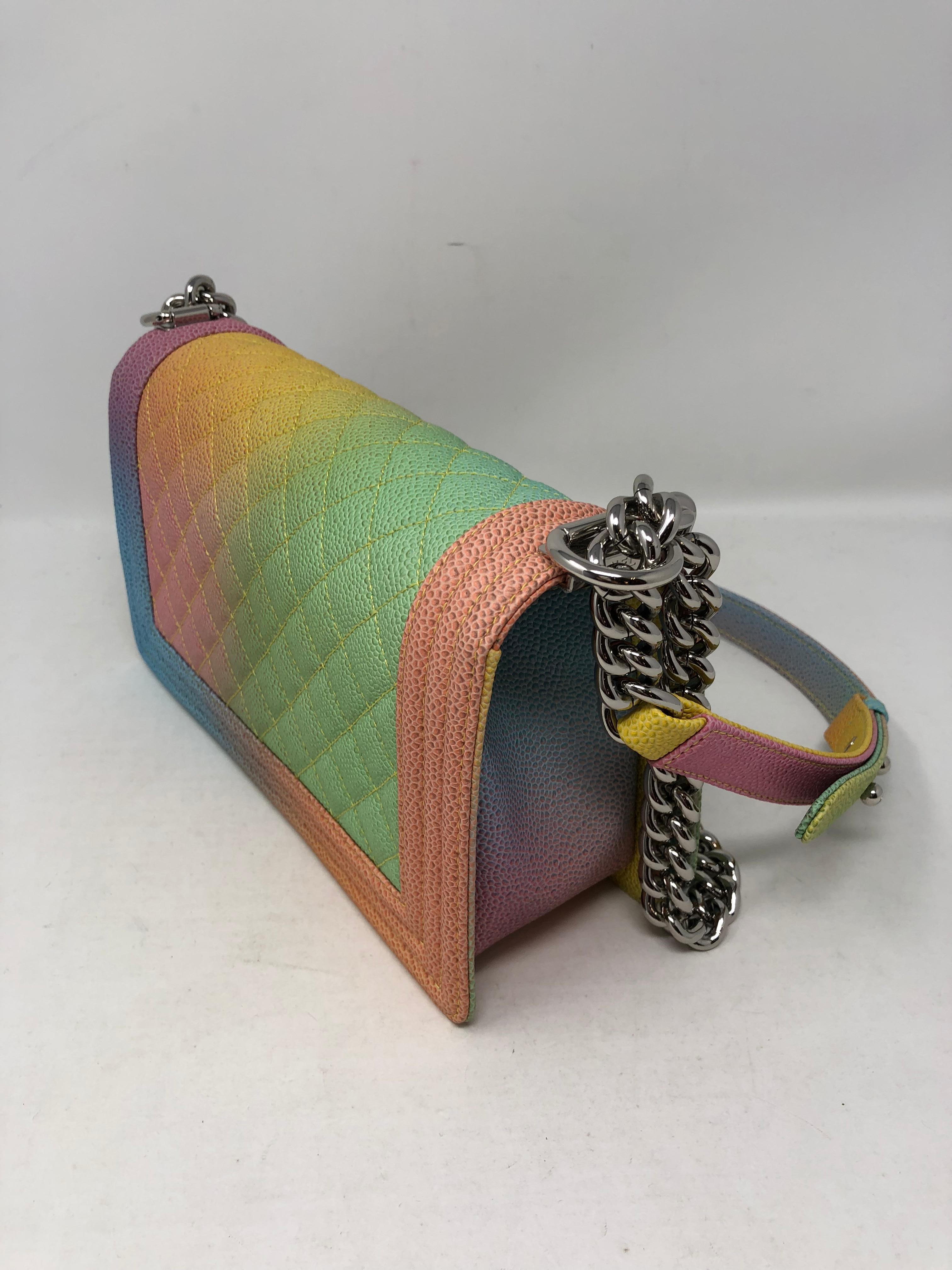 rainbow chanel bag