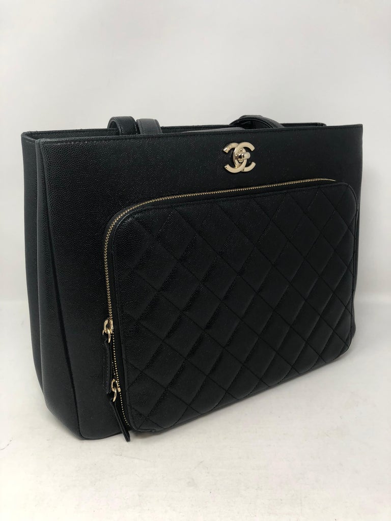 Chanel Large Business Affinity Shopping Tote Black Caviar at 1stDibs  chanel  affinity tote, chanel business tote, chanel business affinity tote
