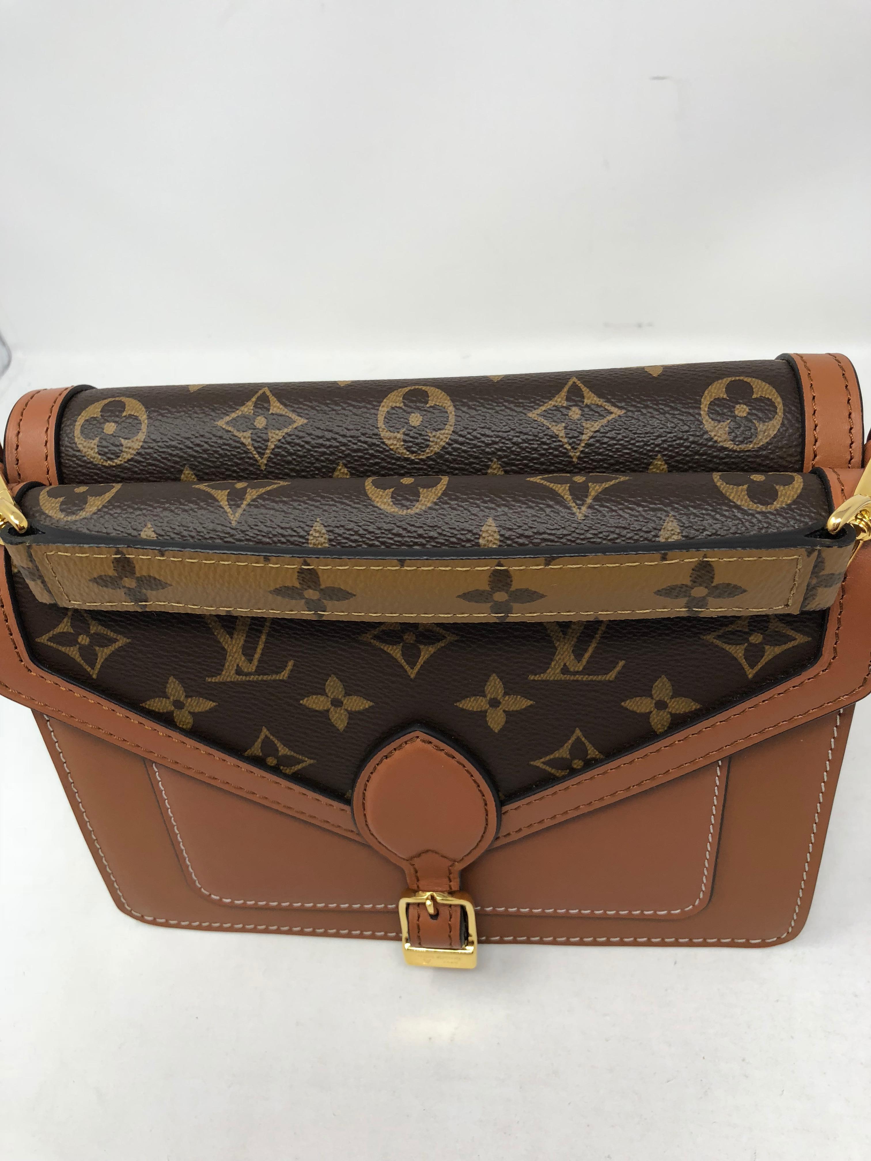 Women's or Men's Louis Vuitton Runway 2019 Reverse Handle/ Mono/Leather Bag