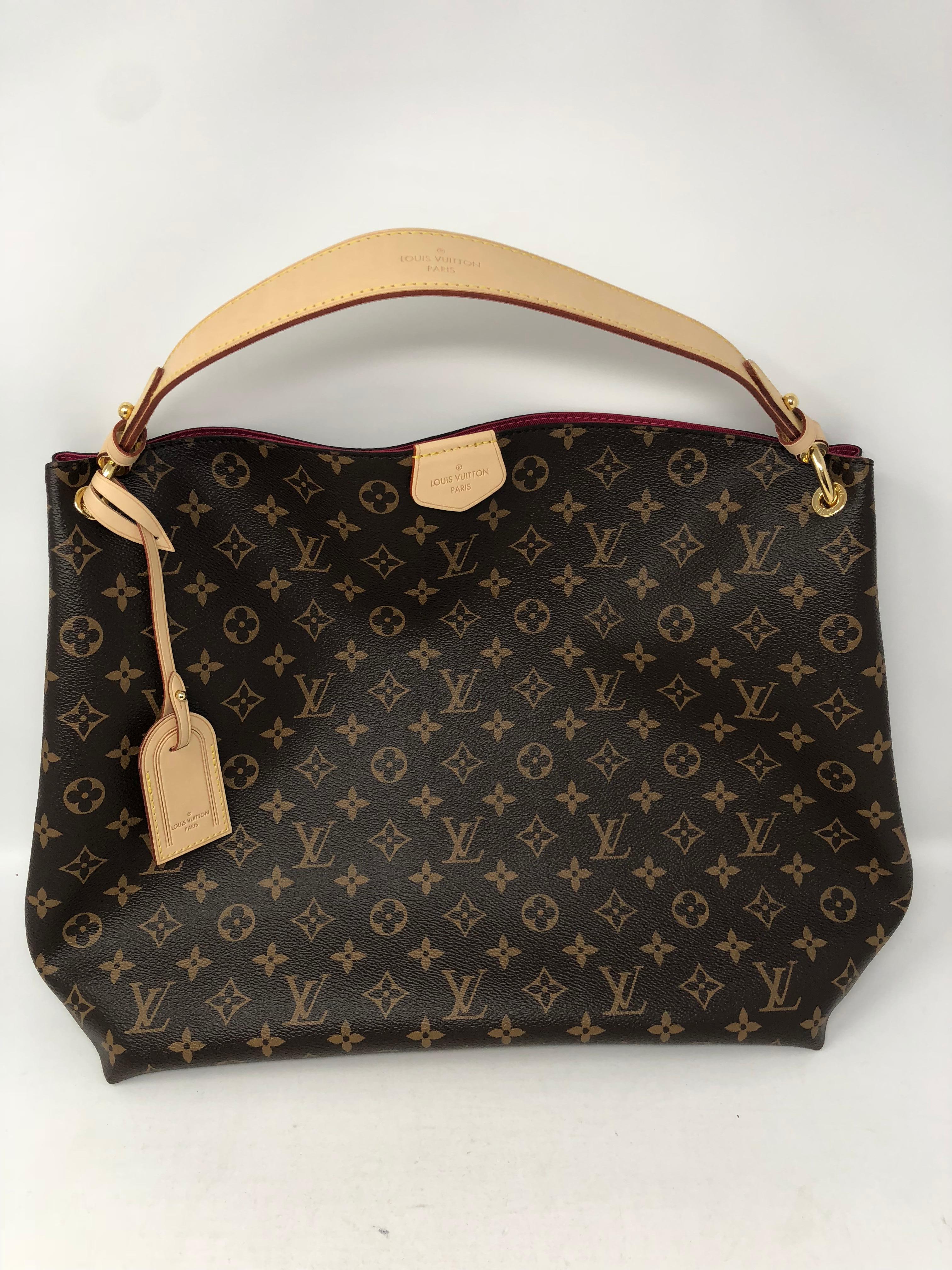 Louis Vuitton Graceful MM in monogram. Sold out and hard to find Graceful is the perfect every day bag. This one is brand new and never used. Comes with original dust cover and box. Add this one to your collection. Guaranteed authentic. 