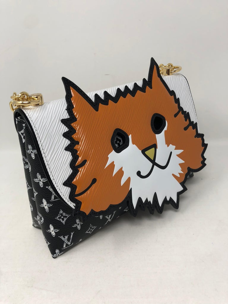 Louis Vuitton Orange Cat Chain Clutch 2019 at 1stdibs