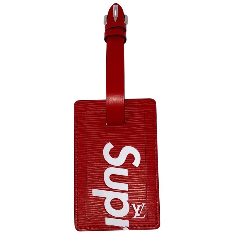 Supreme LV Red Luggage Tag at 1stDibs supreme lv luggage tag, supreme