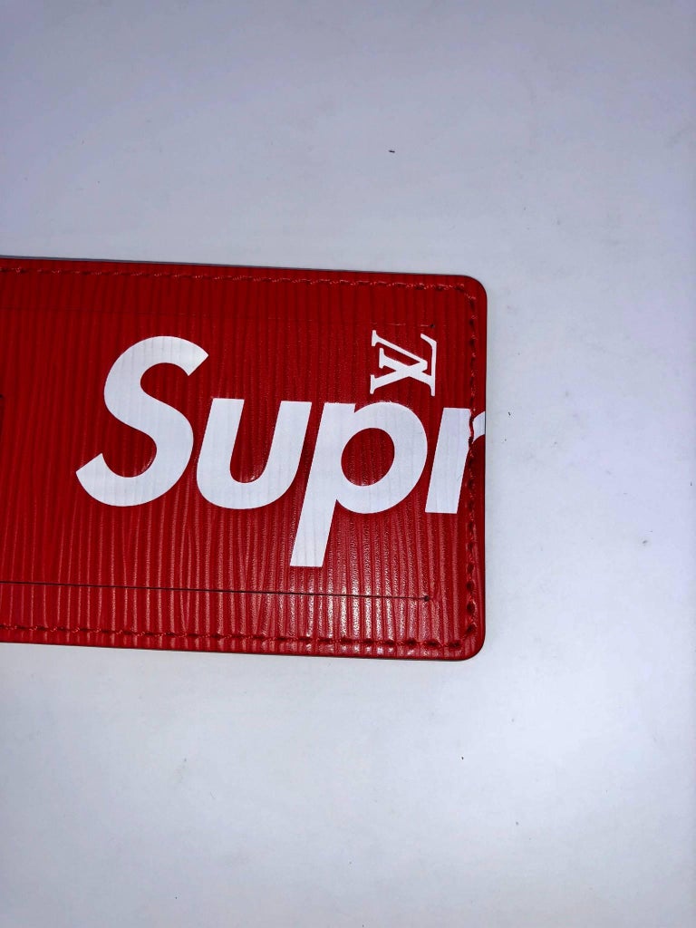 Supreme LV Red Luggage Tag at 1stDibs supreme lv luggage tag, supreme