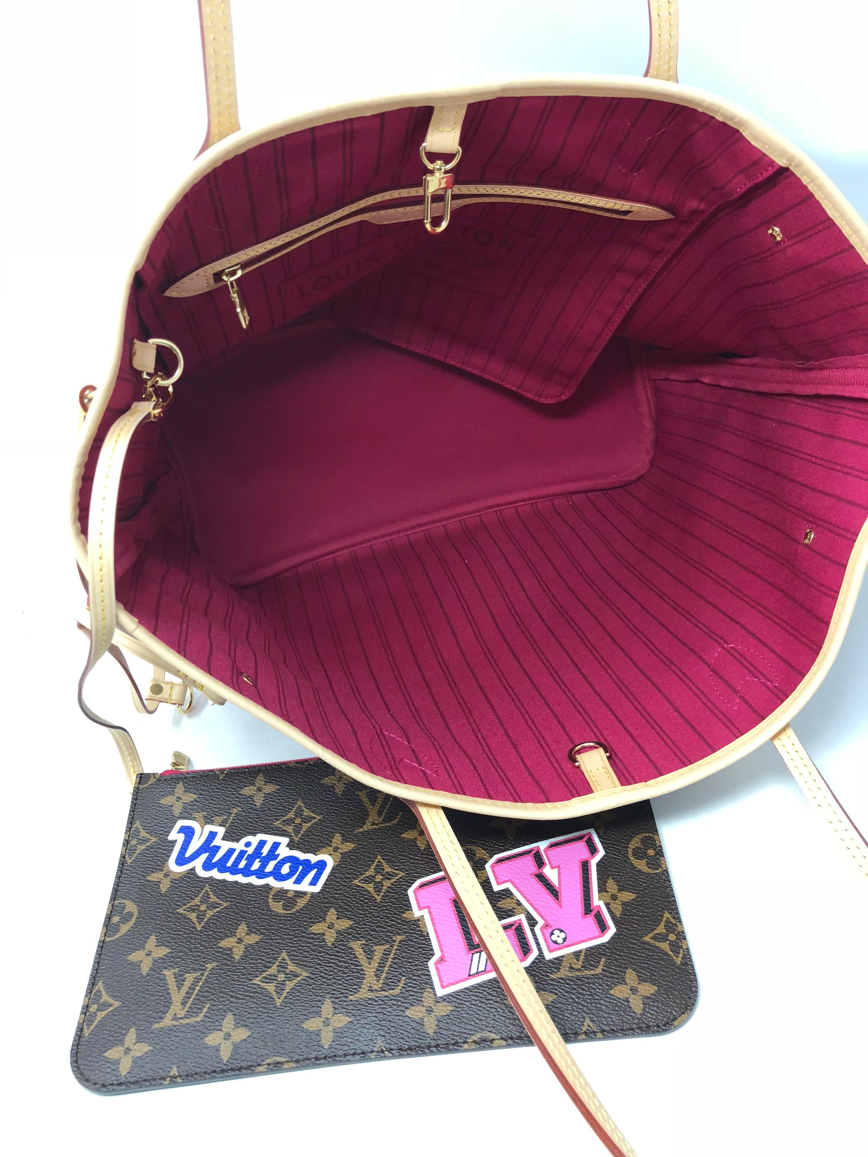 Black Louis Vuitton Neverfull The Patches Collection 2018