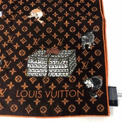 Louis Vuitton Cat Silk Scarf Grace Coddington
