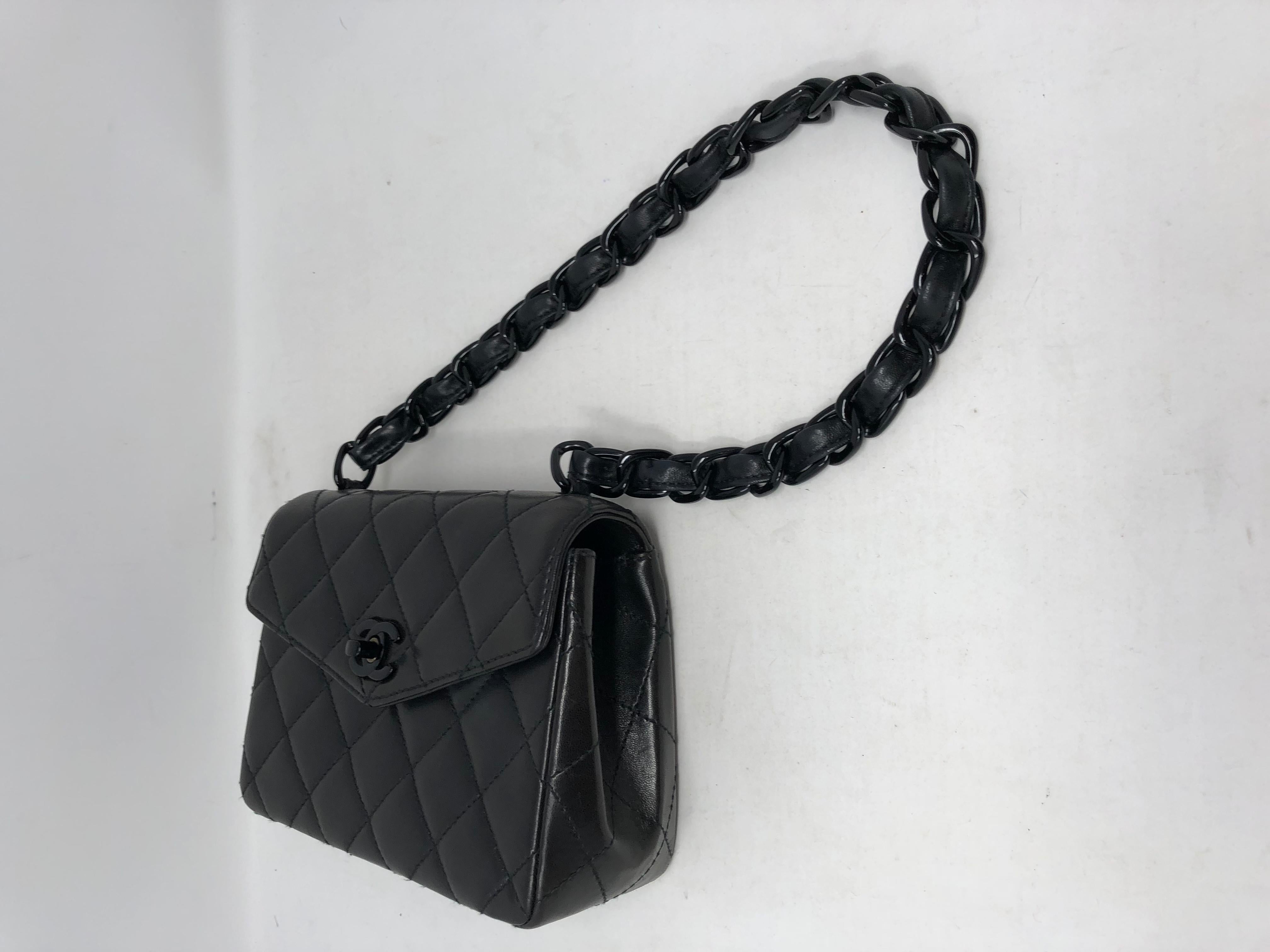 Chanel So Black Mini  In Excellent Condition In Athens, GA