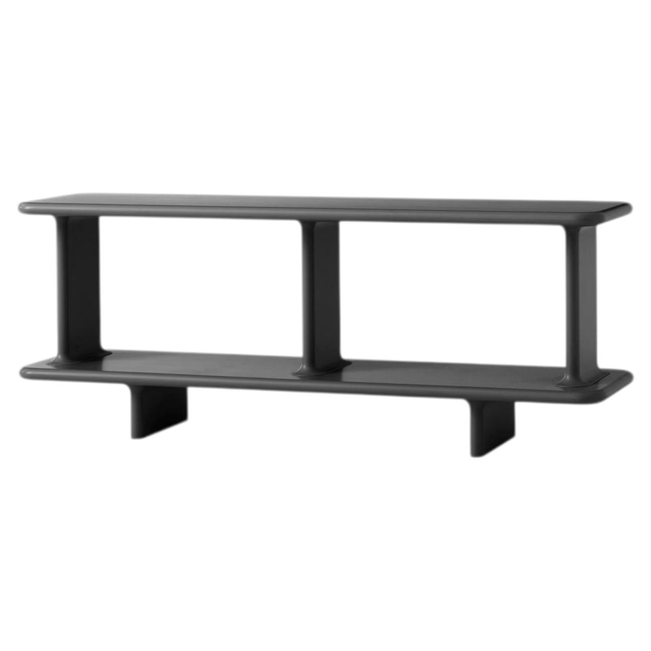 Archivo JH43 Shelf in Black Grey Oak by Jaime Hayon for &Tradition
