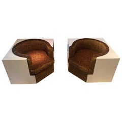 Archizoml Associati Safari Armchairs, cirba 1970
