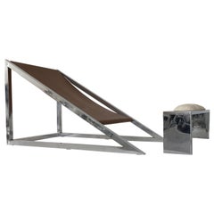 Archizoom Associati "Mies" Chair and Ottoman