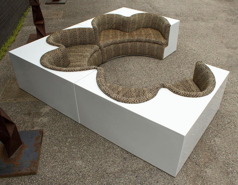 Archizoom Associati Modular Safari Imperial Sofa for Paltronova Italy 1970s  For Sale 1