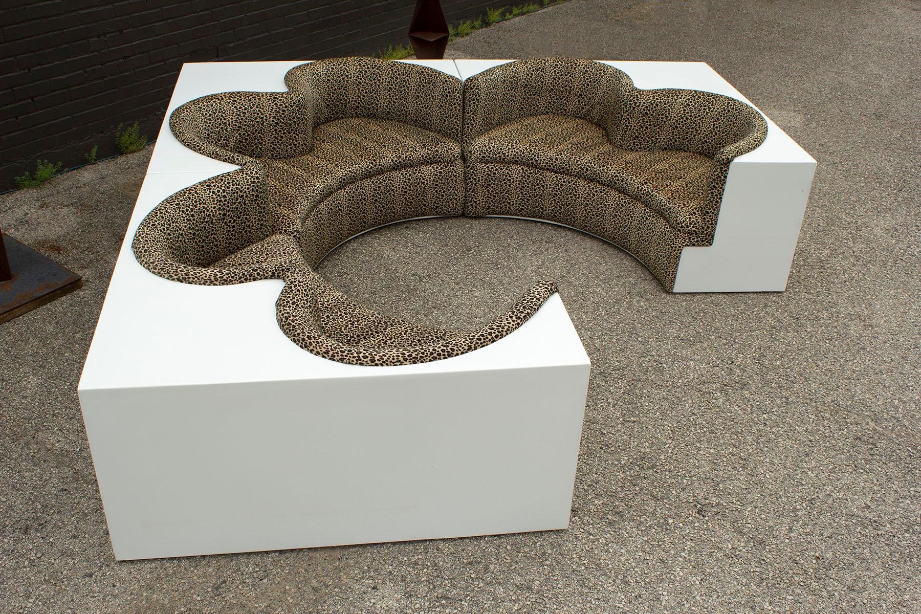 20th Century Archizoom Associati Modular Safari Imperial Sofa for Paltronova, Italy, 1970s