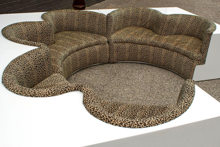 Archizoom Associati Modular Safari Imperial Sofa for Paltronova Italy 1970s  For Sale 4