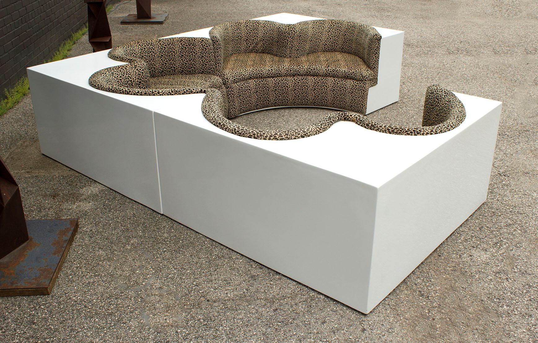 Italian Archizoom Associati Modular Safari Imperial Sofa for Paltronova, Italy, 1970s