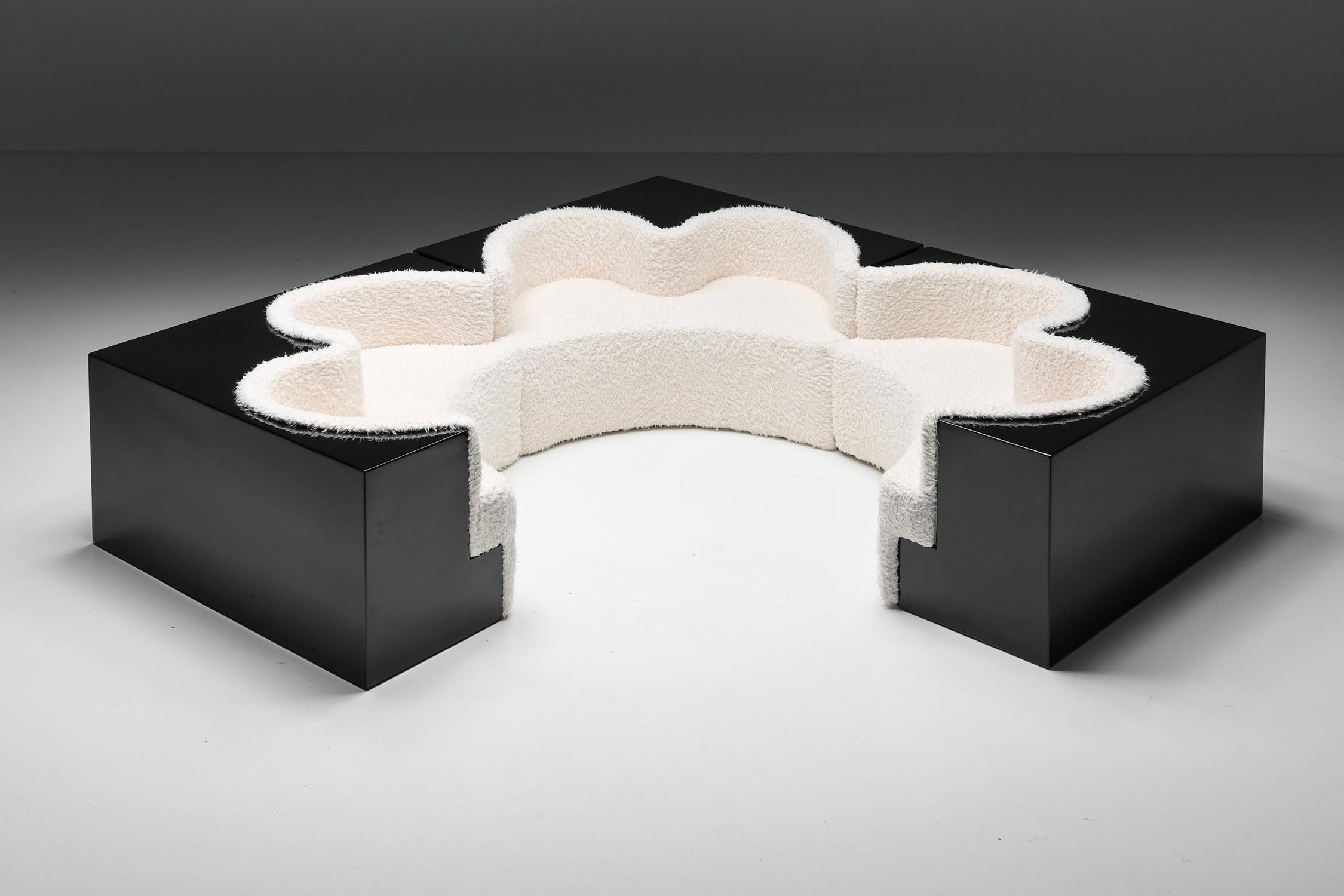 Archizoom Associati, Modular Safari Sofa, for Poltronova, Italy, 1968 4