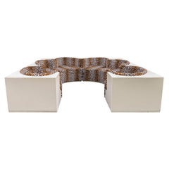 Archizoom Associati, Rare Six-Seater Sofa "Safari", circa 1968, Italy