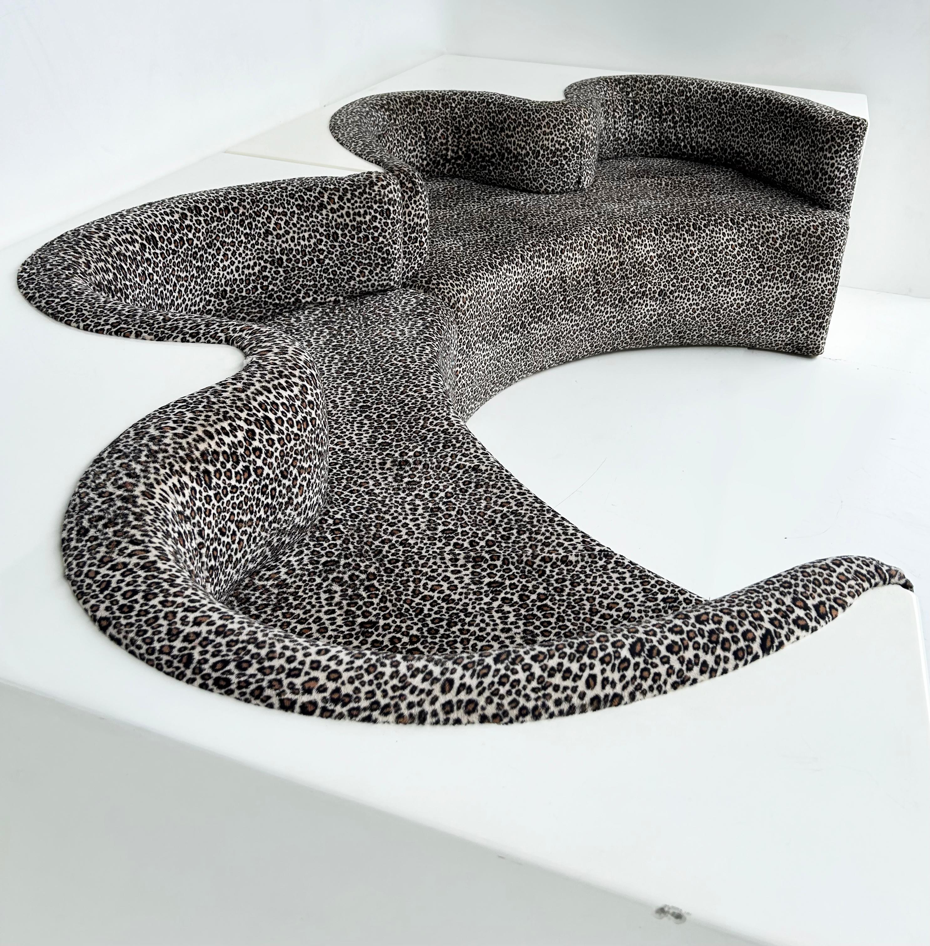 Archizoom Associati Safari Lounge Sofá seccional de 2 piezas de fibra de vidrio, Italia 6