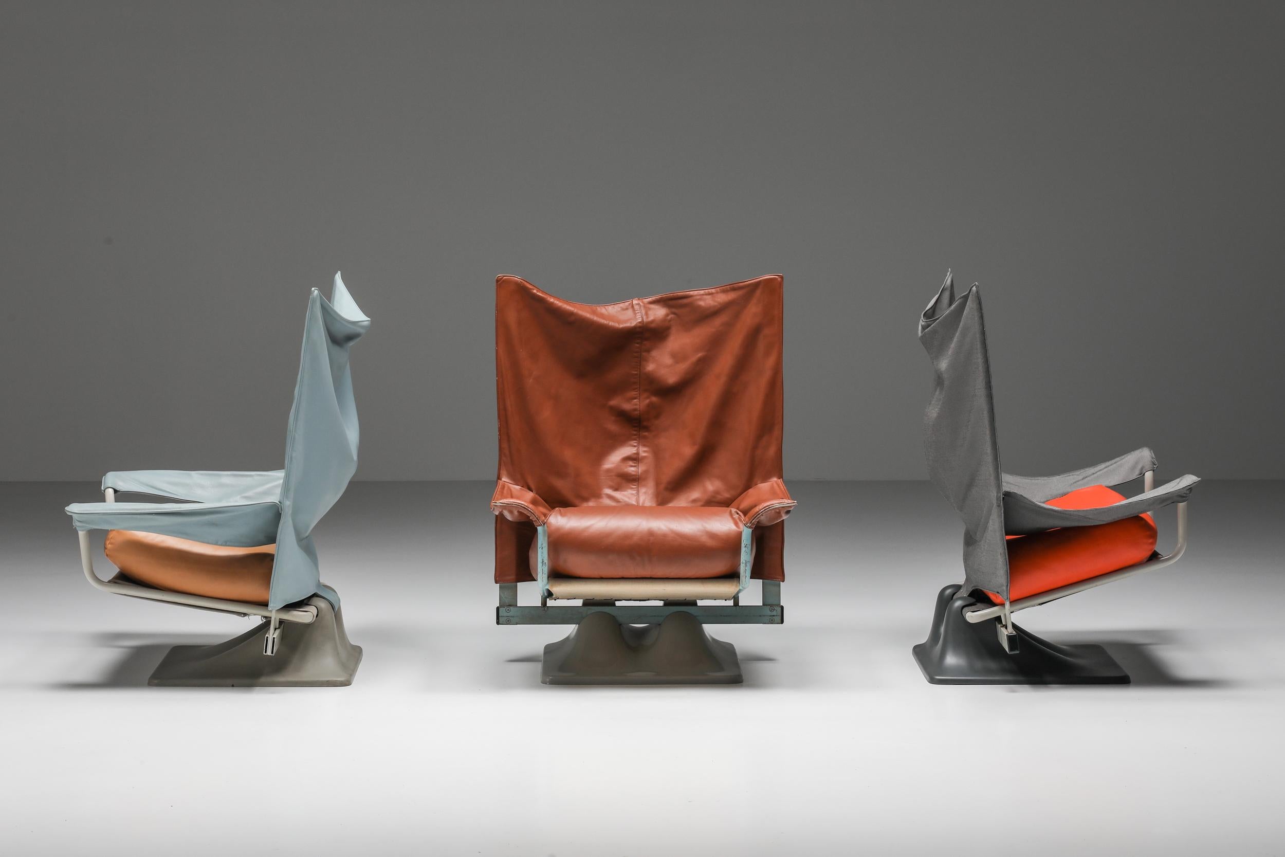 Archizoom Group, Cassina Italian Design Paolo Deganello 'Aeo' Chair, 1973 4