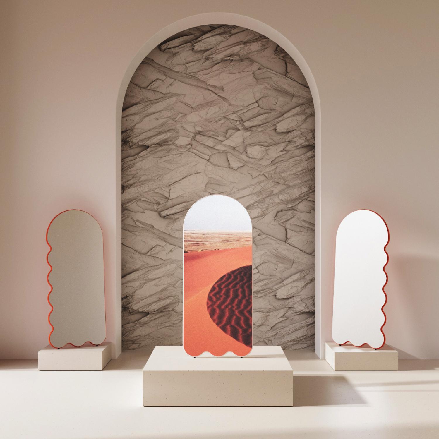 XXIe siècle et contemporain Miroir complet « Archvyli R » (toute couleur) par oitoproducts en vente