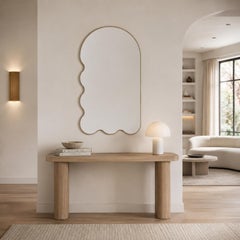 Archvyli R6 Wavy Sculptural Contemparery Wall Mirror by oitoproducts