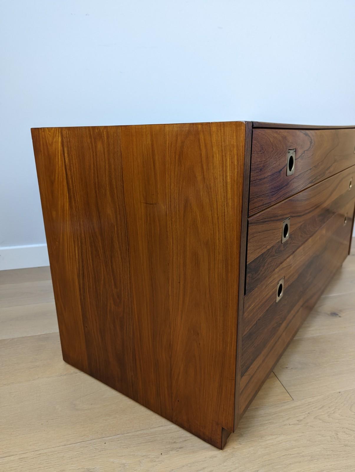 Arcie Shine and Robert Heritage Rosewood Chest of Drawers for Heals of London 5