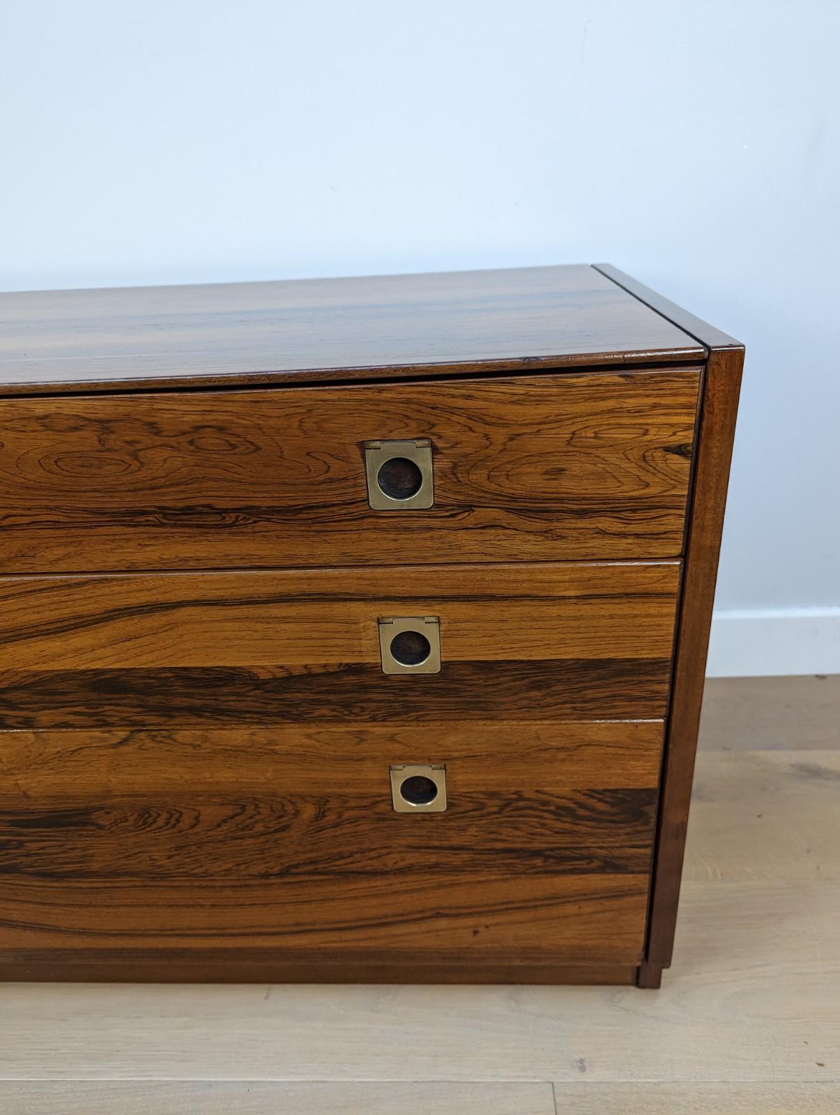 Arcie Shine and Robert Heritage Rosewood Chest of Drawers for Heals of London 1