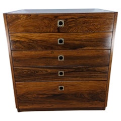 Arcie shine and Robert Heritage Rosewood chest of drawers for Heals of London