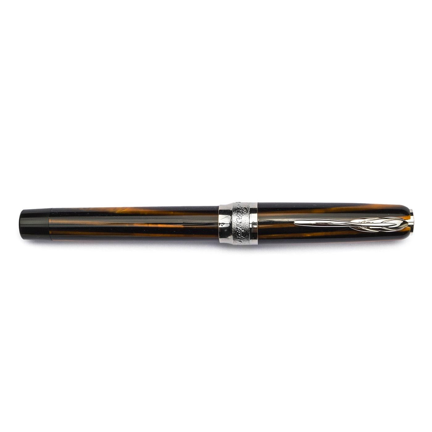 Italian  Arco Blue Bee Fountain Pen For Sale