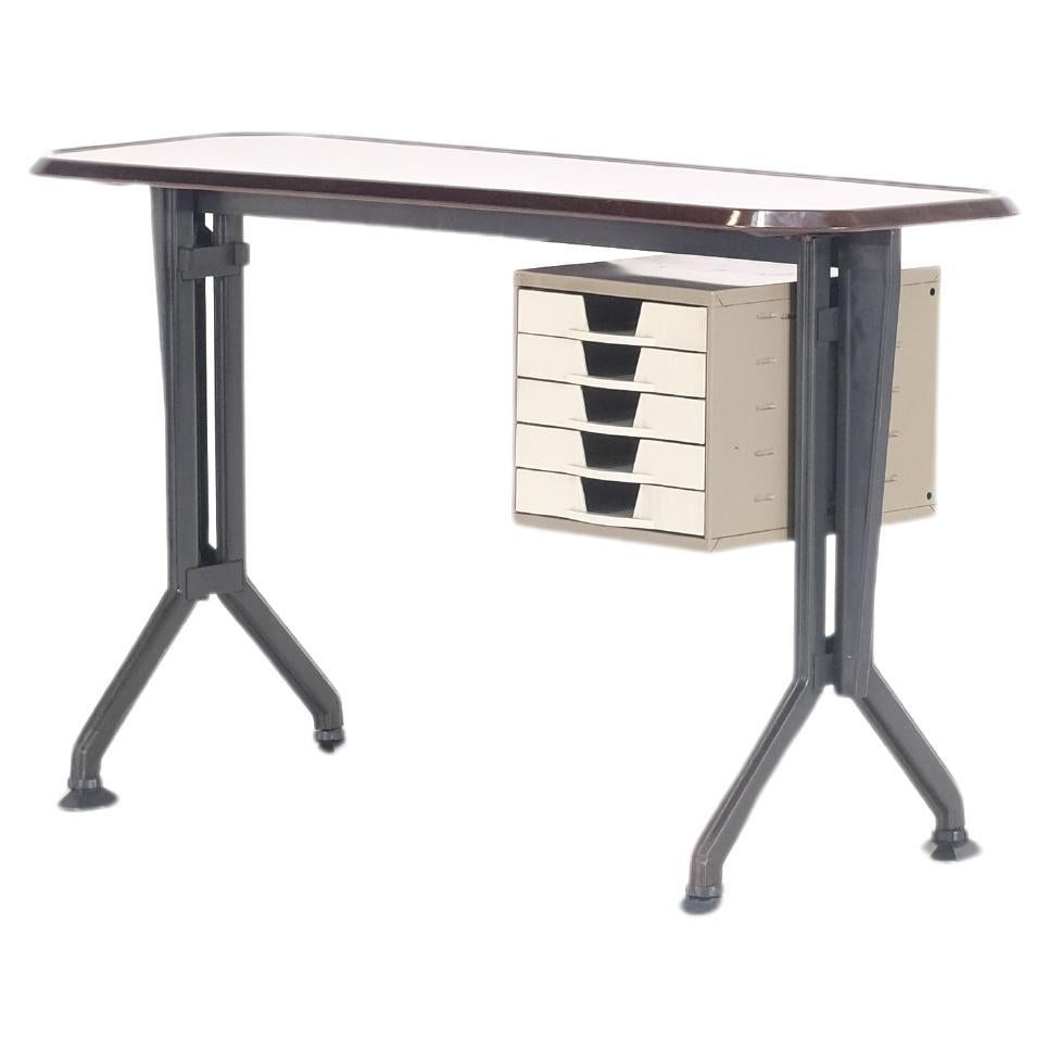 Arco-Schreibtisch von BBPR für Olivetti Synthesis – 1960er Jahre im Angebot