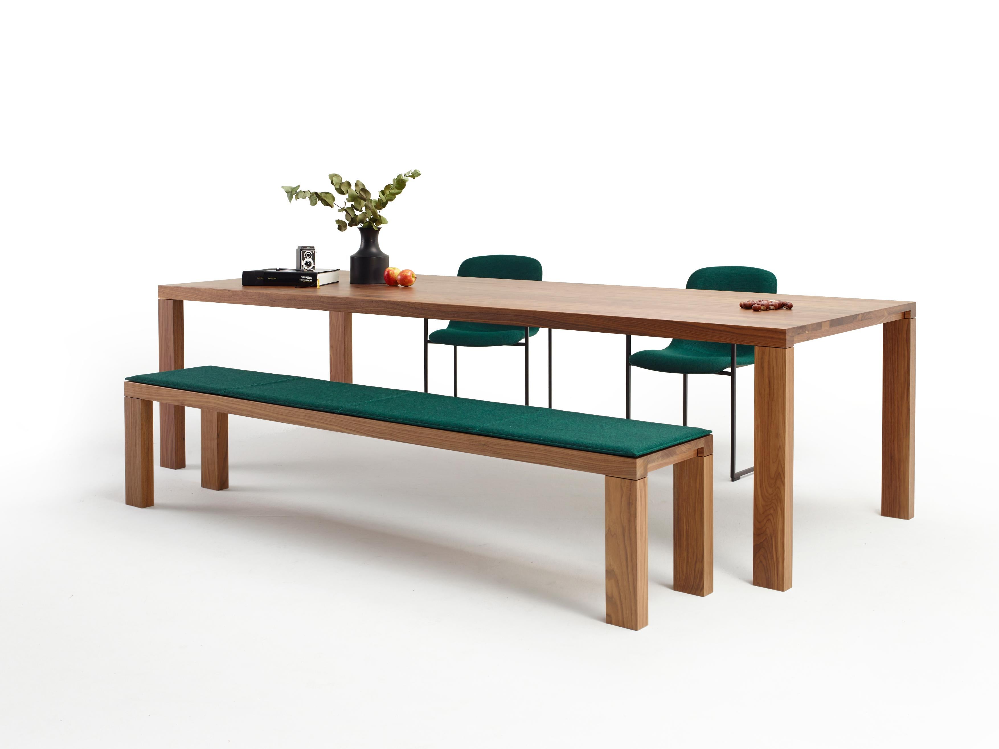 Rechteckiger Arco Essenza-Holztisch mit geschliffenem Schliff von Willem Van Ast (Niederländisch) im Angebot