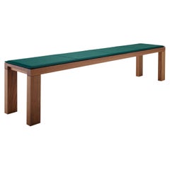 Customizable Arco Essenza Walnut Bench by Willem van Ast