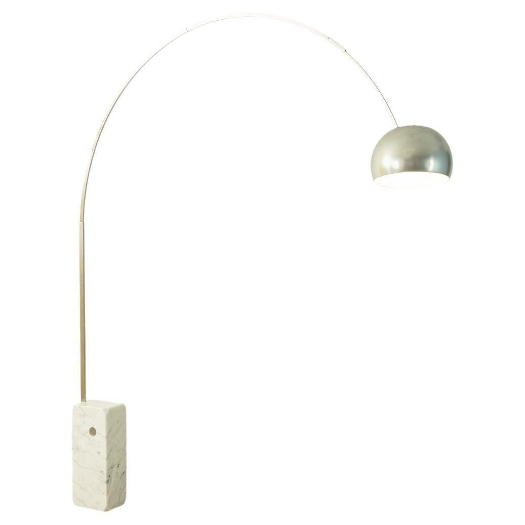 Arco Floor Lamp Achille and Pier Giacomo Castiglioni for Flos Marble Base