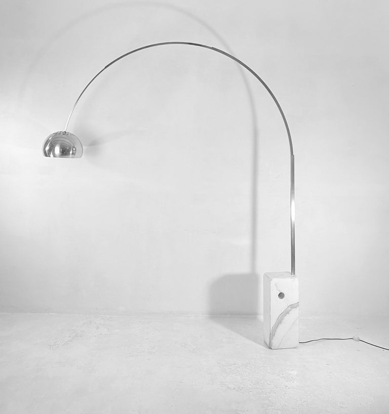 Arco Floor Lamp by Castiglioni Brothers, Italy, 1962 at 1stDibs