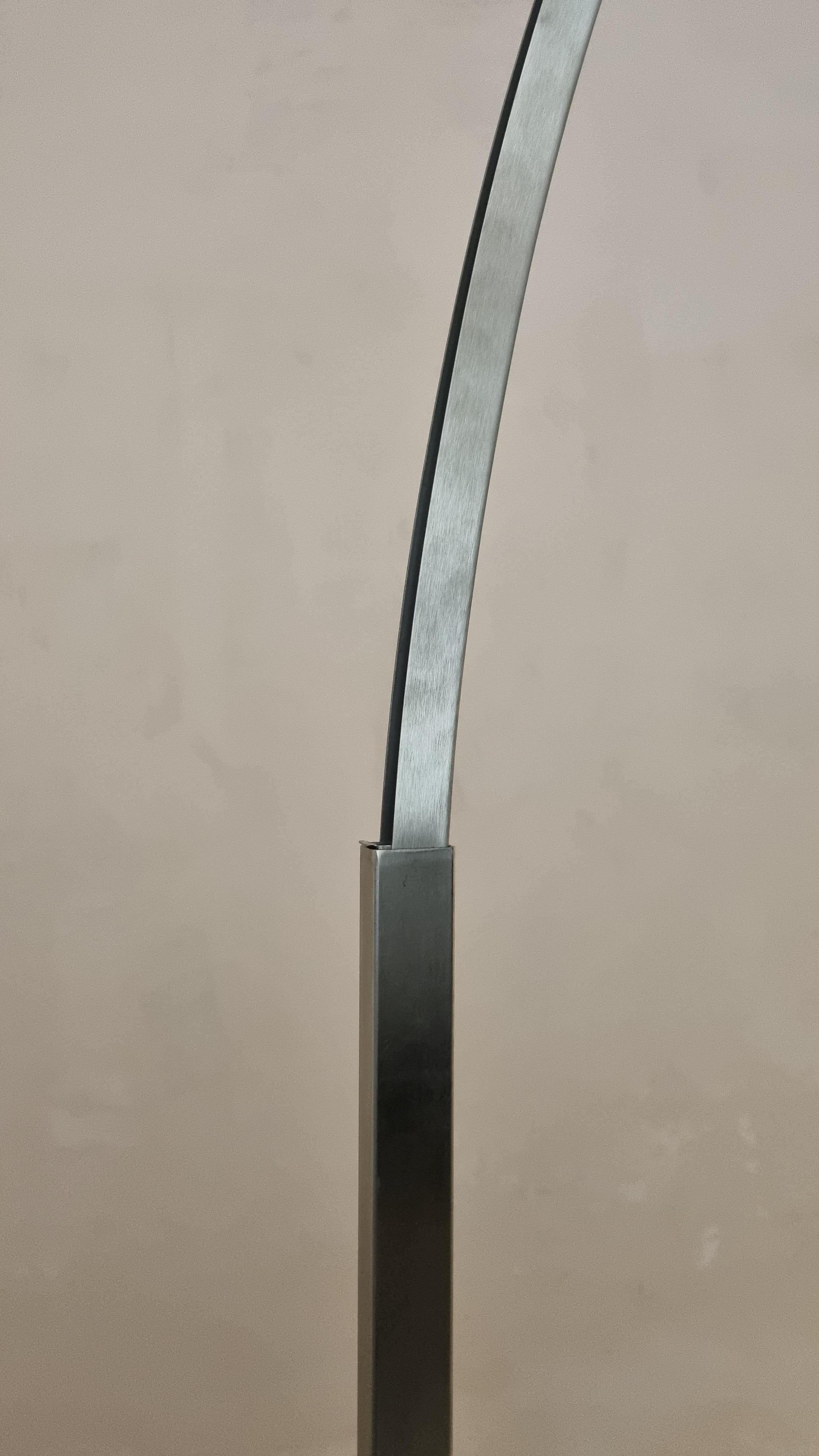 Steel Arco floor lamp designed by Achille and Pier Giacomo Castiglioni for Flos 1965