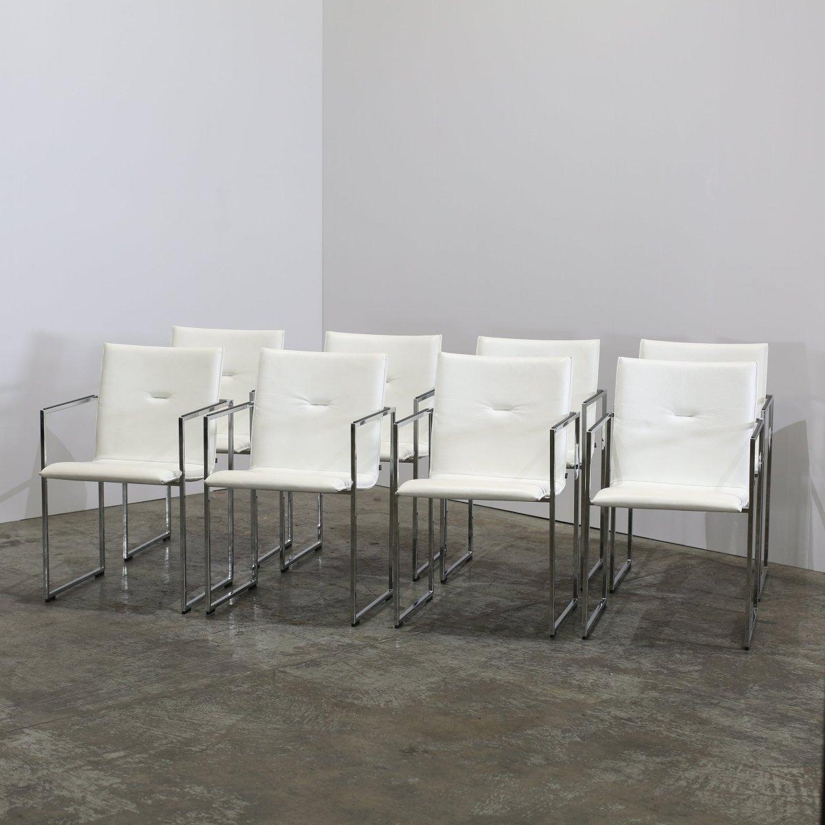 Arco Gestellstühle by Burkhard Vogtherr, Achtergruppe im Zustand „Gut“ im Angebot in Basildon, London