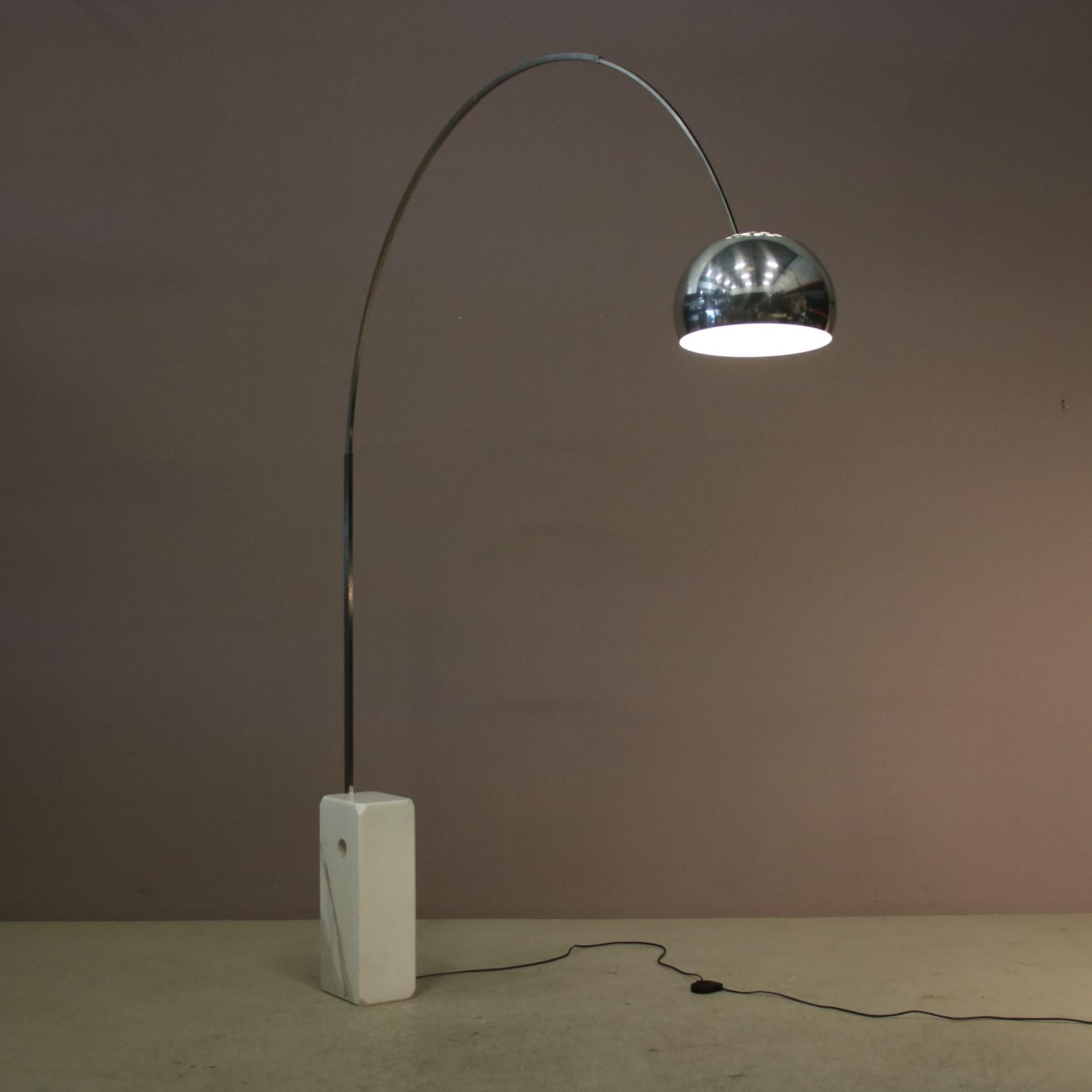 “Arco” Lamp by Achille and Pier Giacomo Castiglioni for Flos, Italy 1970 For Sale 5