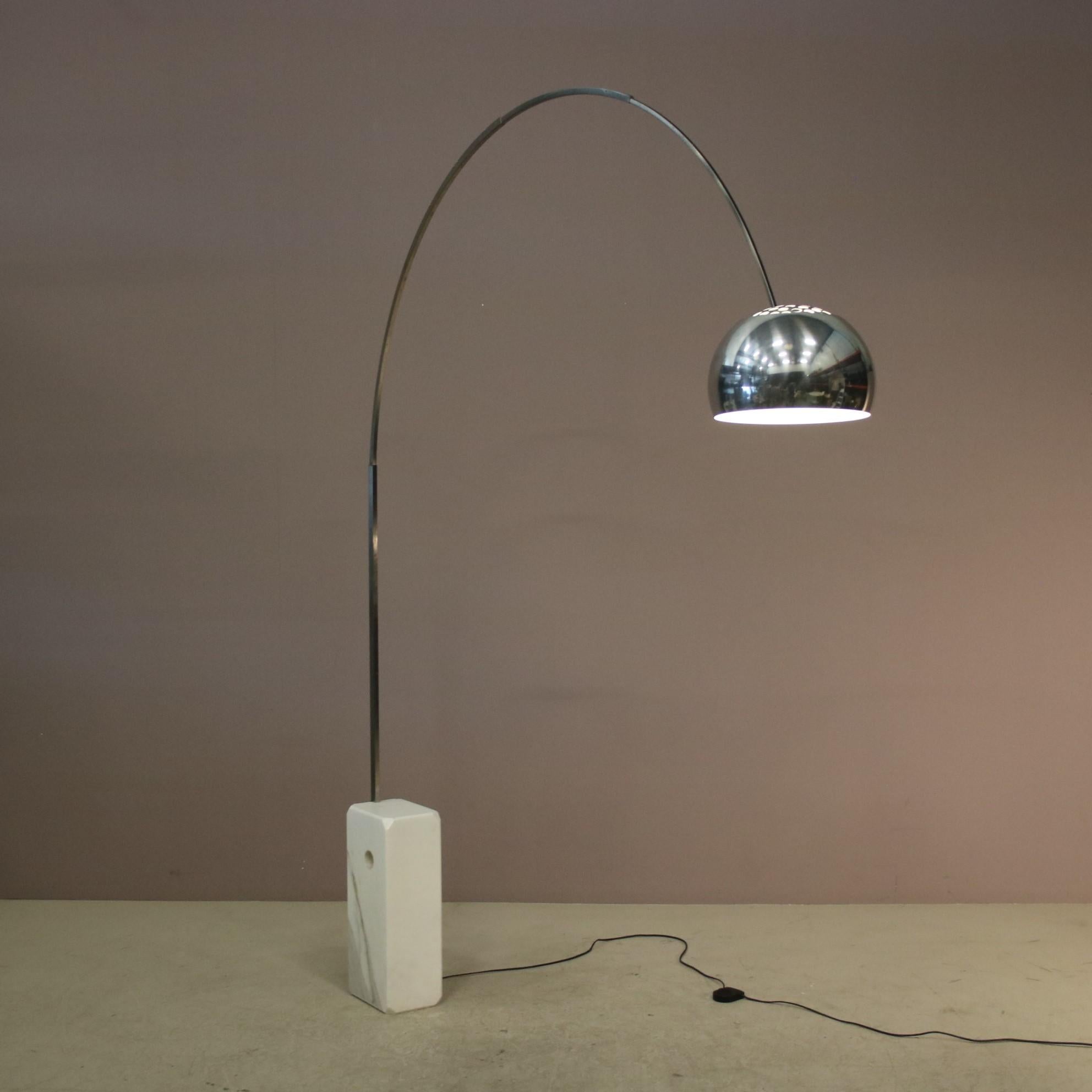 “Arco” Lamp by Achille and Pier Giacomo Castiglioni for Flos, Italy 1970 For Sale 6