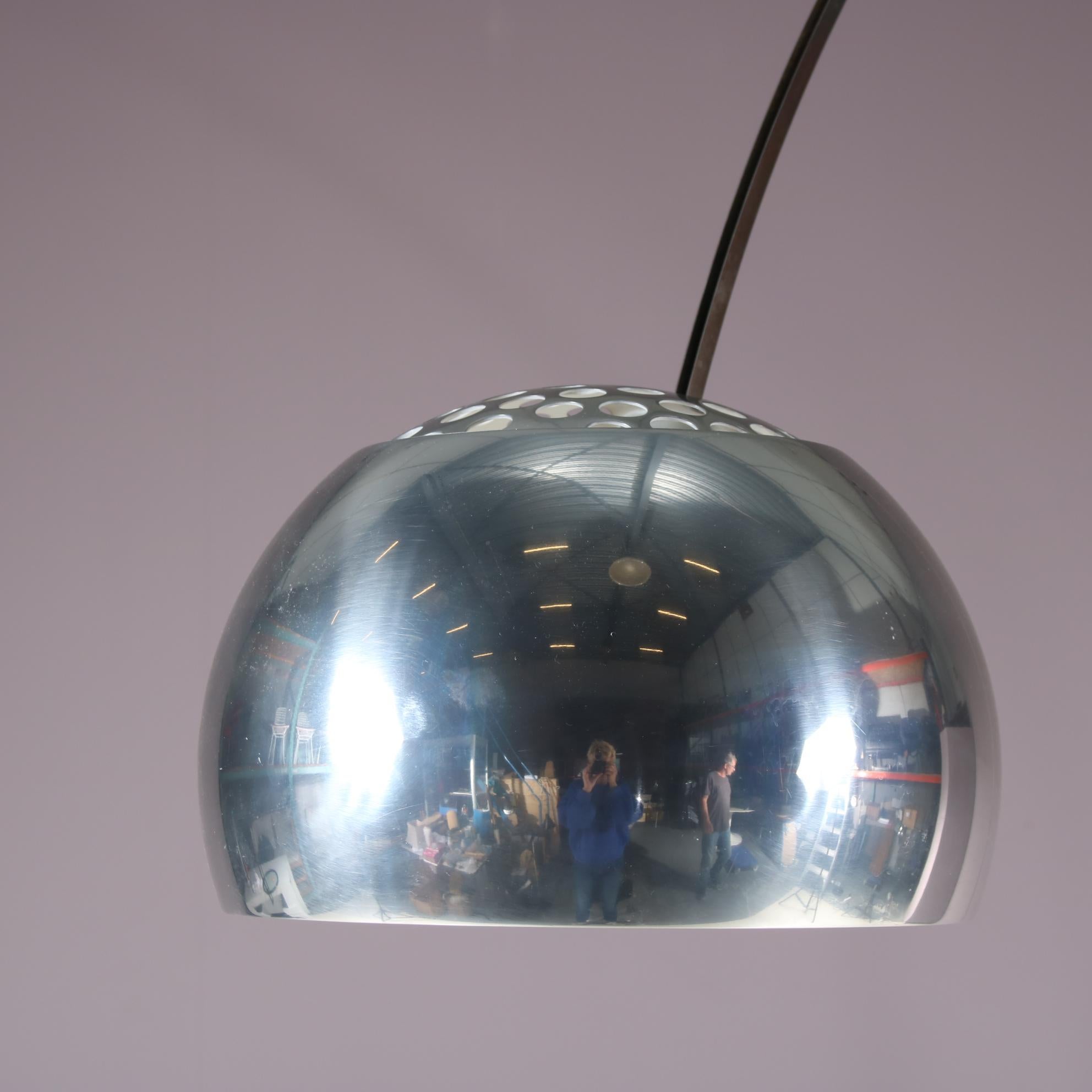 Late 20th Century “Arco” Lamp by Achille and Pier Giacomo Castiglioni for Flos, Italy 1970 For Sale