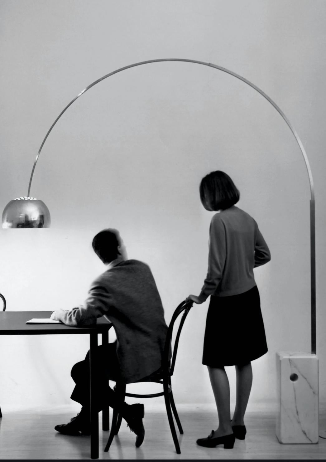 Arco Lamp by Achille Castiglioni for Flos, Italian Mid-Century Modern 1962 Italy 5