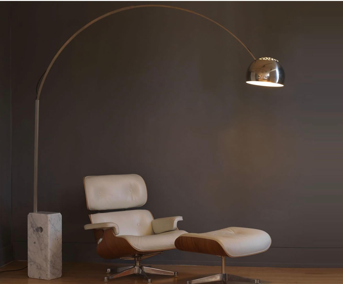 Arco Lamp by Achille Castiglioni for Flos, Italian Mid-Century Modern 1962 Italy 1