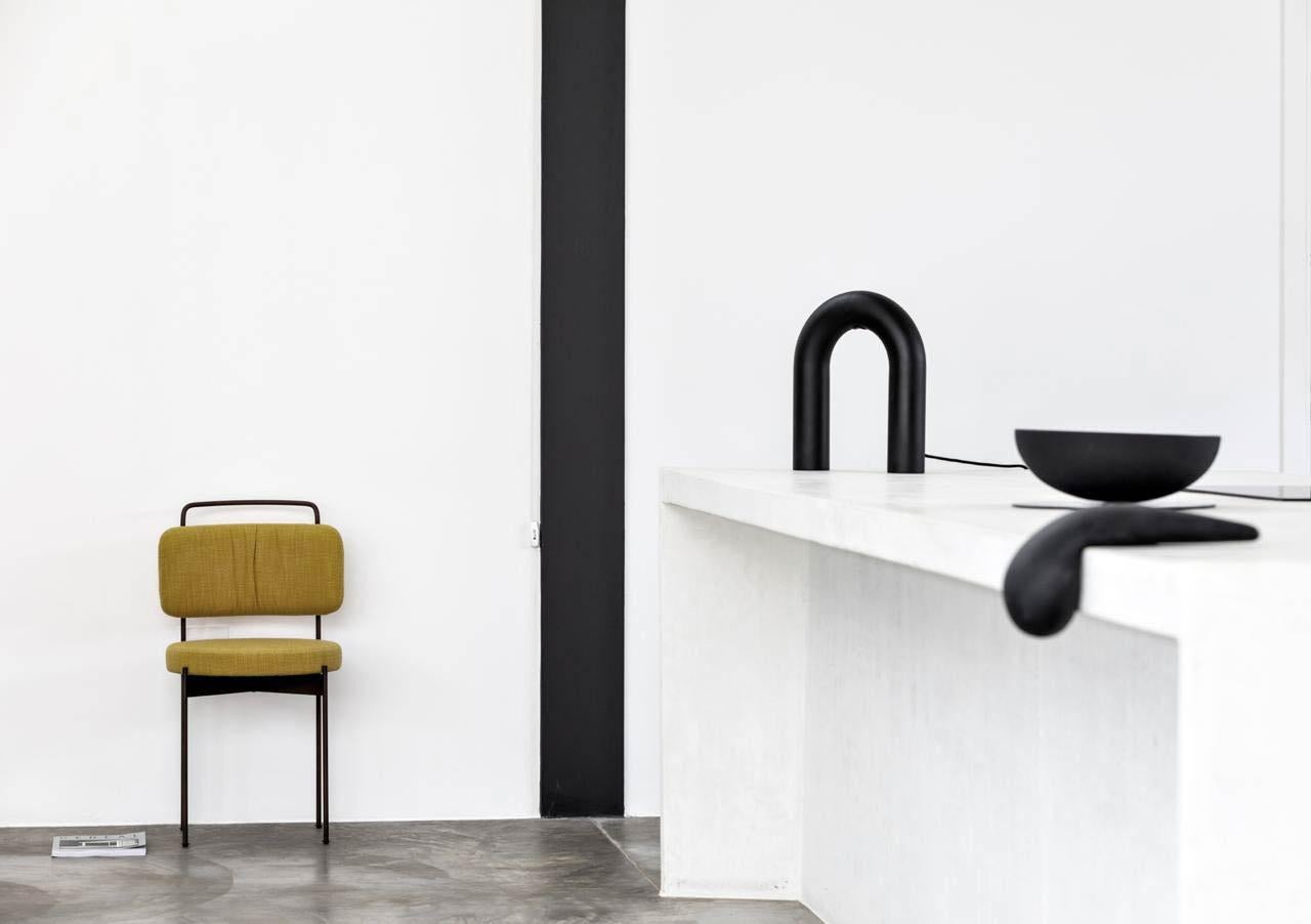Lámpara Arco, plata, de RAIN, Lámpara de mesa contemporánea, acero inoxidable en Nuevo estado para la venta en Sao Paulo, SP